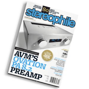AVM Audio Stereophile Magazine PA 8 2 Cover Story US Logo 19110301