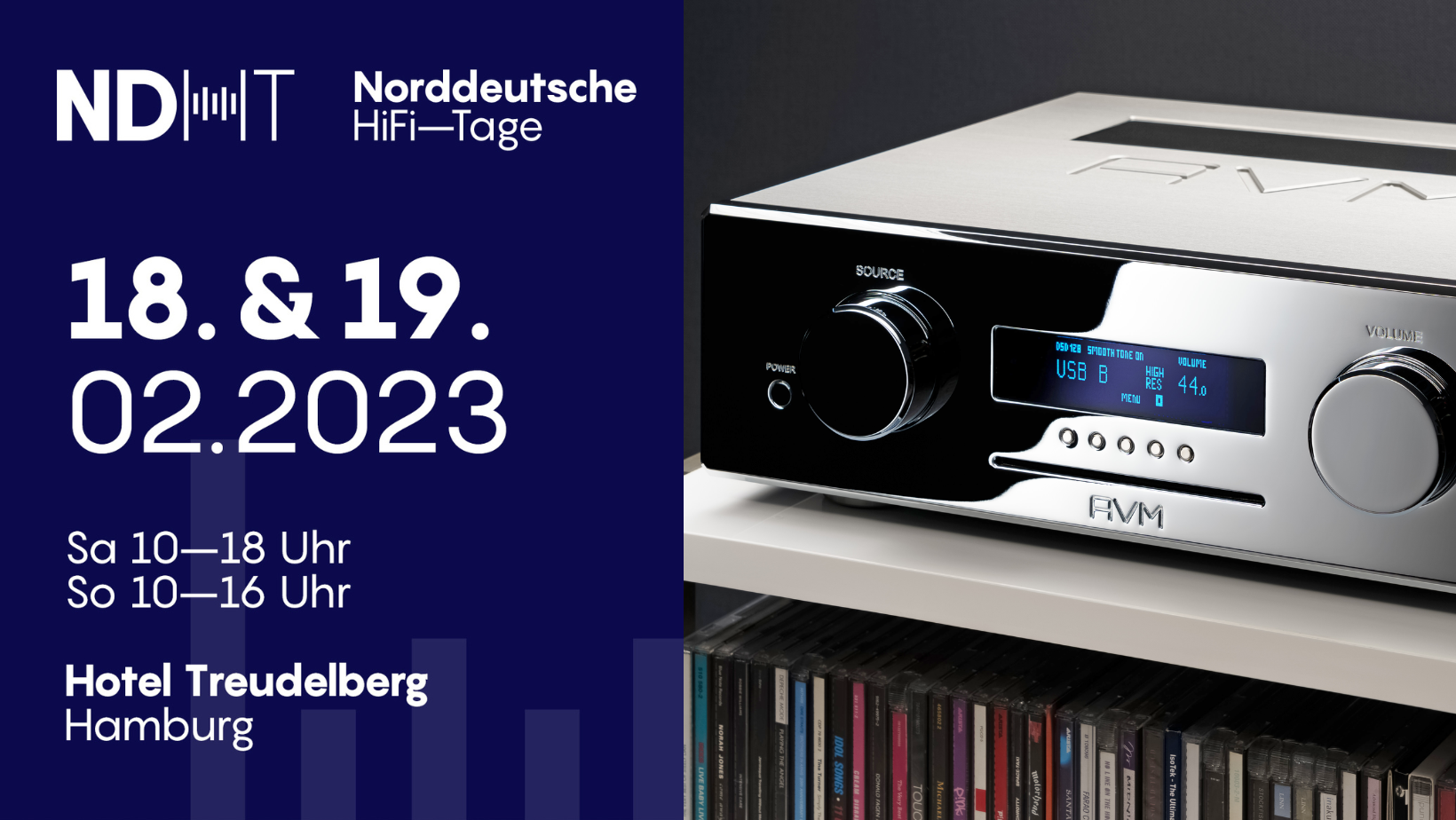 AVM Audio NDHT Norddeutsche HiFiTage Hamburg 2023