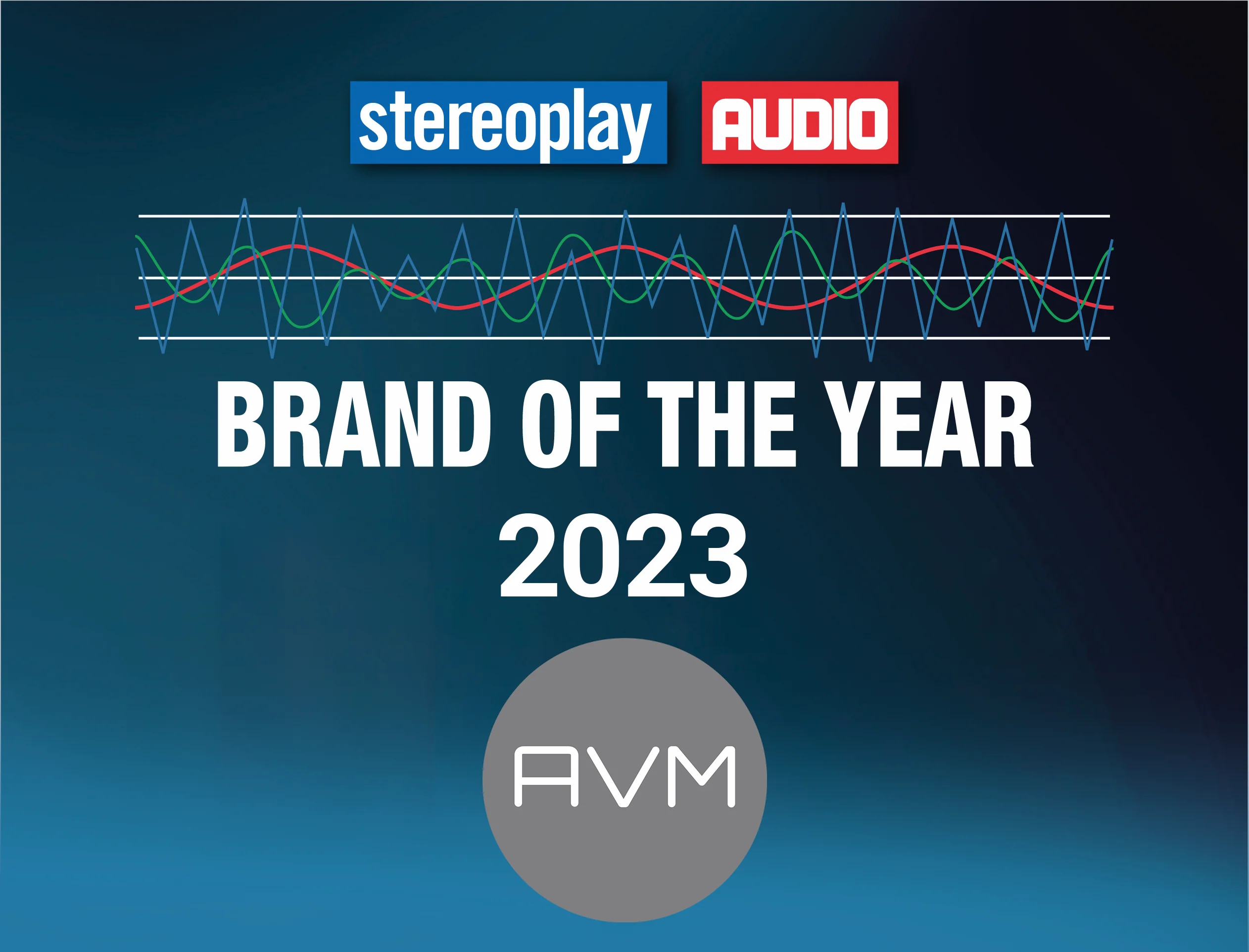 AVM Audio Brand Of The Year 2023 Stereoplay Audio Golden Ears Award